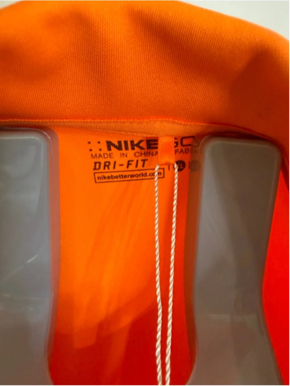 Women's Nike Orange Golf Dri-FIT‎ Sleeveless Polo Tank Top XL